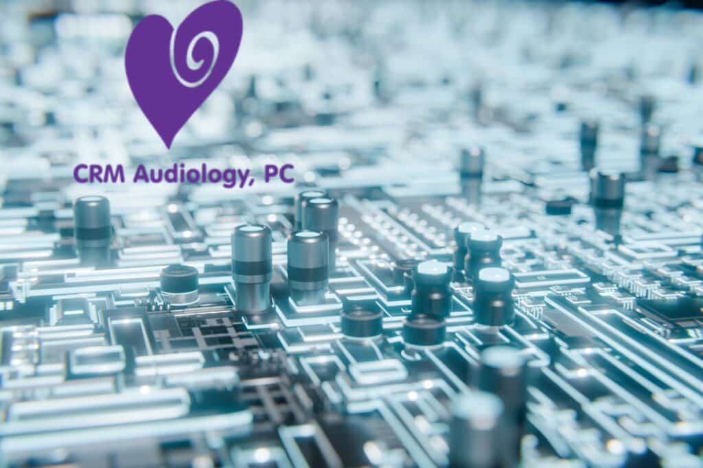 close up of an advanced microchip