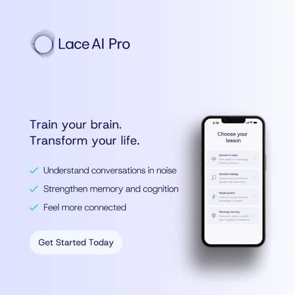 a cellphone that's running the Lace AI program