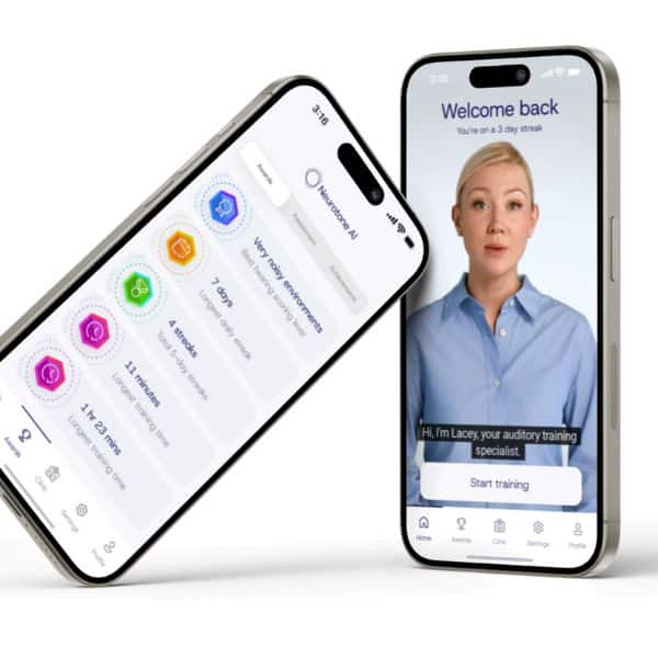 a cellphone that's running the Lace AI program