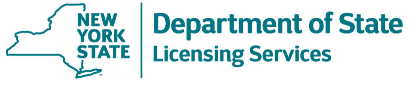 New York State Department of State Licensing Services